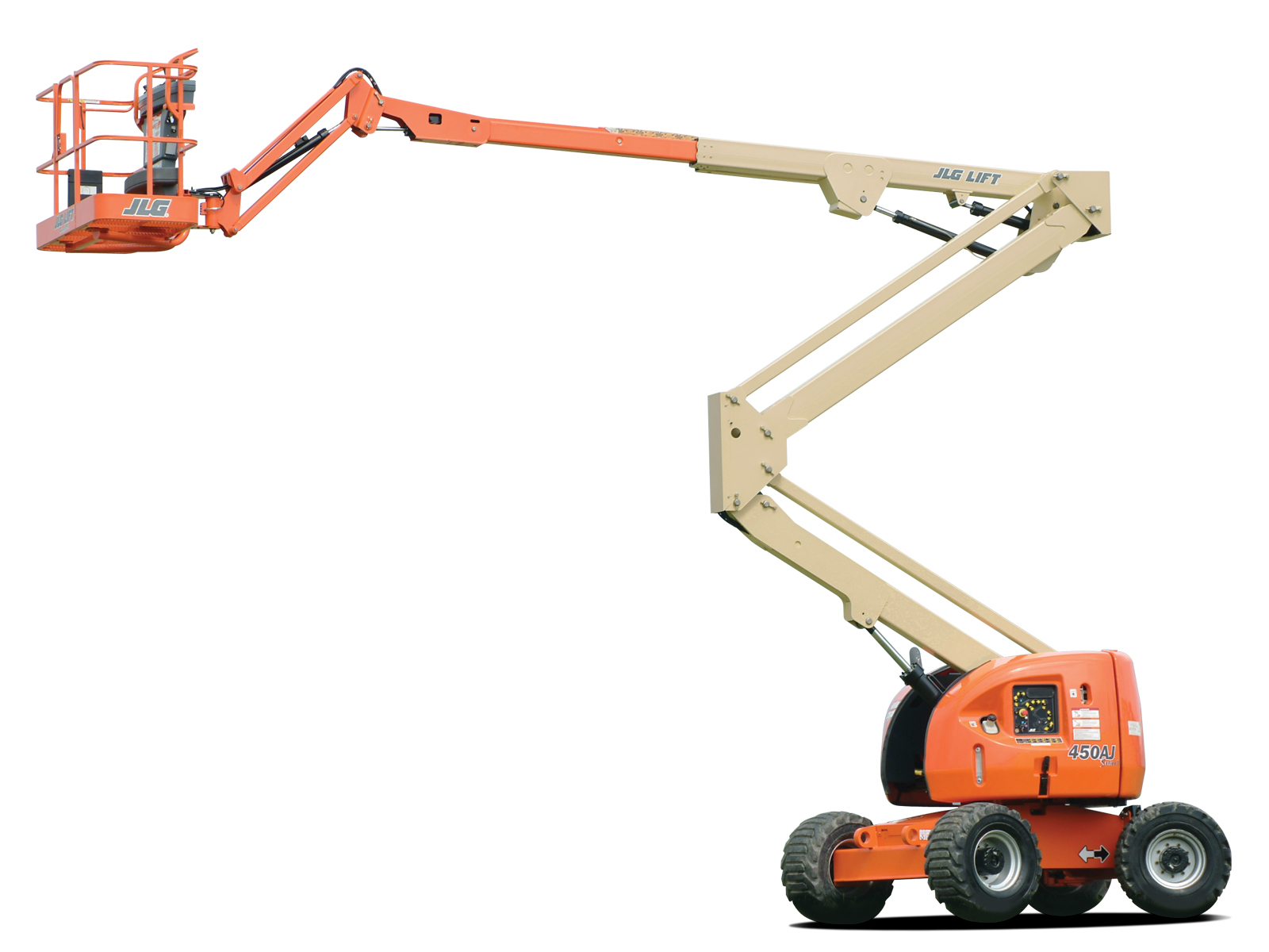 ขายรถกระเช้า JLG บูมศอก 450AJ II สูง 14 เมตร  มือสอง  รูปที่ 1