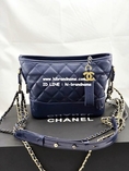 New 2018 Chanel Gabrielle Bag (เกรด Hi-end) สีน้ำเงินกรม งานหนังตัวใหม่ล่าสุดชน Shop  --