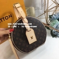 New Louis Vuitton Monogram Canvas PETITE BOITE CHAPEAU Bag (เกรด Hi-end) หนังแท้ รุ่นใหม่ชน shop สวยมาก อะไหล่ทอง