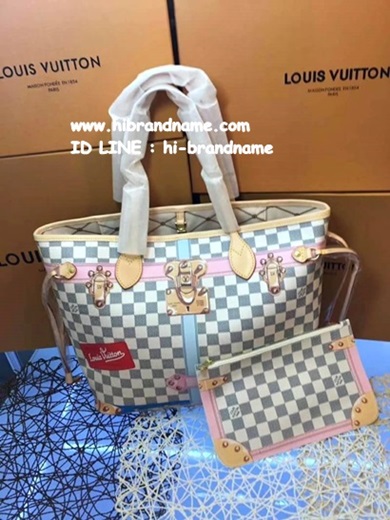 New Louis Vuitton Damier Azur Neverfull MM Bag (เกรด Hi-End) รุ่น Limited มาใหม่่ล่าสุดชน Shop   -- ใหม่มากกก New Louis Vuitton Neverfull รุ่นใหม่ล่าสุด รูปที่ 1