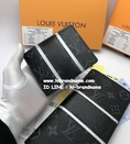 Louis Vuitton Brazza Wallet Monogram Eclipse Canvas (Hi-end) หนังแท้ แบบ 2 พับ หนังแท้ สวยมากค่ะ