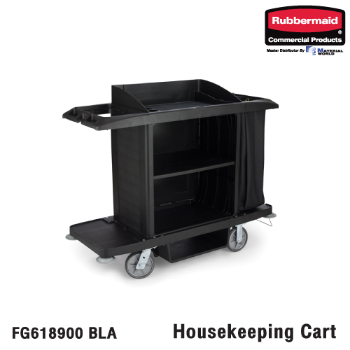 Rubbermaid : Housekeeping Carts and Accessories  รถเข็นแม่บ้าน รูปที่ 1
