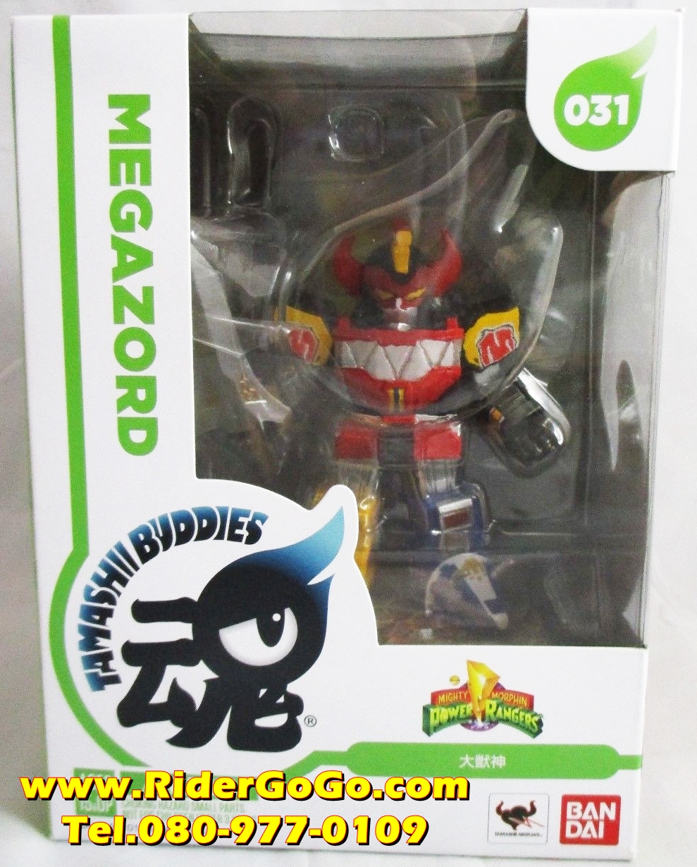 โมเดลพาวเวอร์เรนเจอร์ Tamashii Buddies Statue Green Ranger Megazord ของแท้Bandai รูปที่ 3