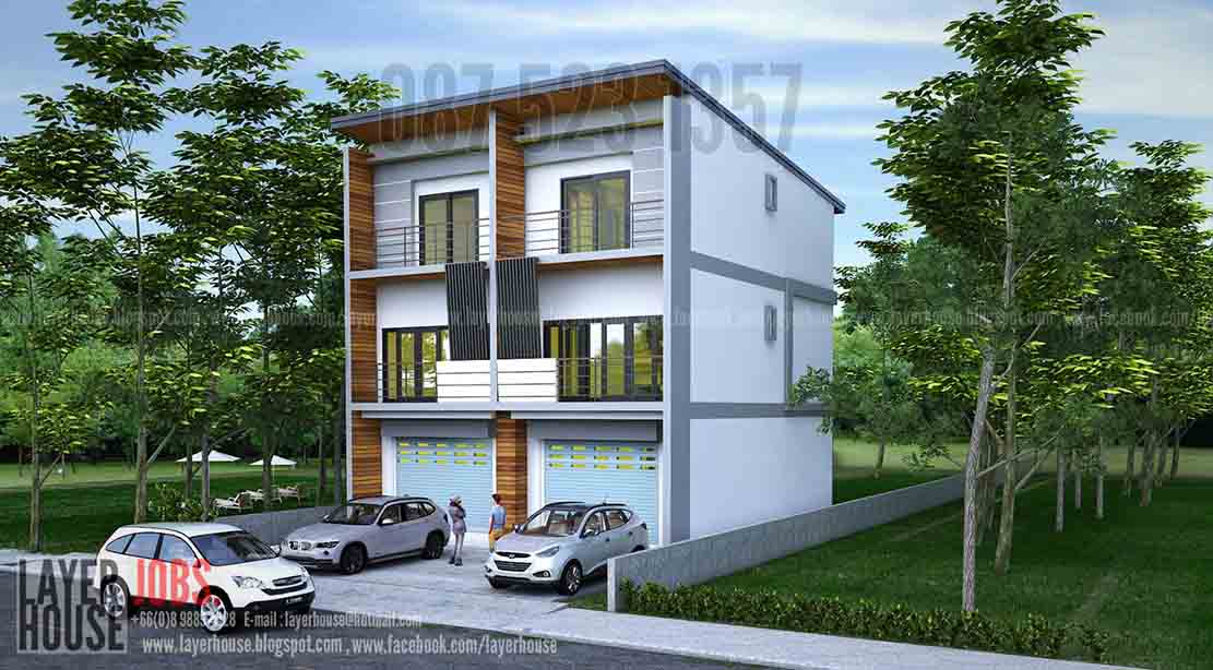 รับเขียนแบบบ้าน ออกแบบบ้าน  รูปที่ 5
