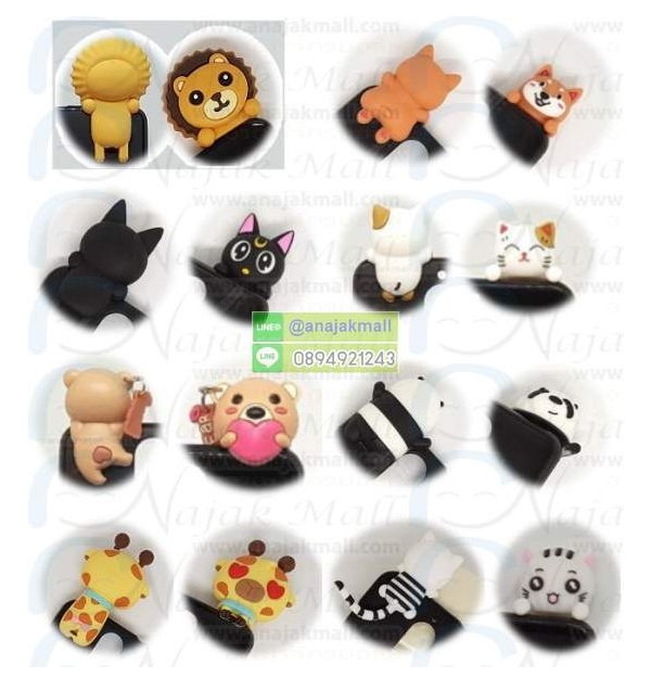 MS105-S02 ตุ๊กตาเกาะเคสโทรศัพท์ รูปที่ 2