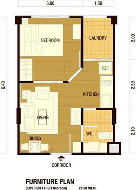 NC286  ขาย/เช่า คอนโดลุมพินีคอนโดทาวน์ บดินเดชา-รามคำแหง 43/1 1นอน 28 ตรม ตึก D2 ชั้น 8 รูปที่ 1