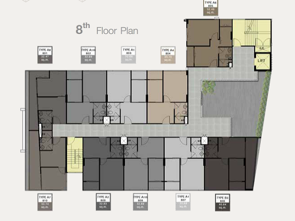 ขายคอนโด 1 นอน ชาโตว์ อินทาวน์ รัชดา 19 ใกล้ MRT รัชดาเพียง 190 ม. 31.9 ตรม ชั้น 8 ห้องมุมไม่วุ่นวาย รูปที่ 1