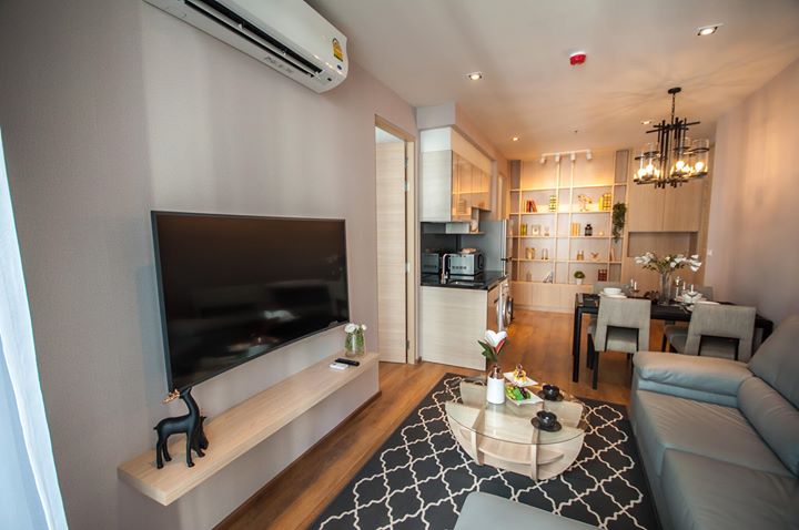 CR1046:Condo For Rent  Park24 Floor 9 Room the corner 2 Bed 55 Sqm. Price 50,000/Month รูปที่ 1
