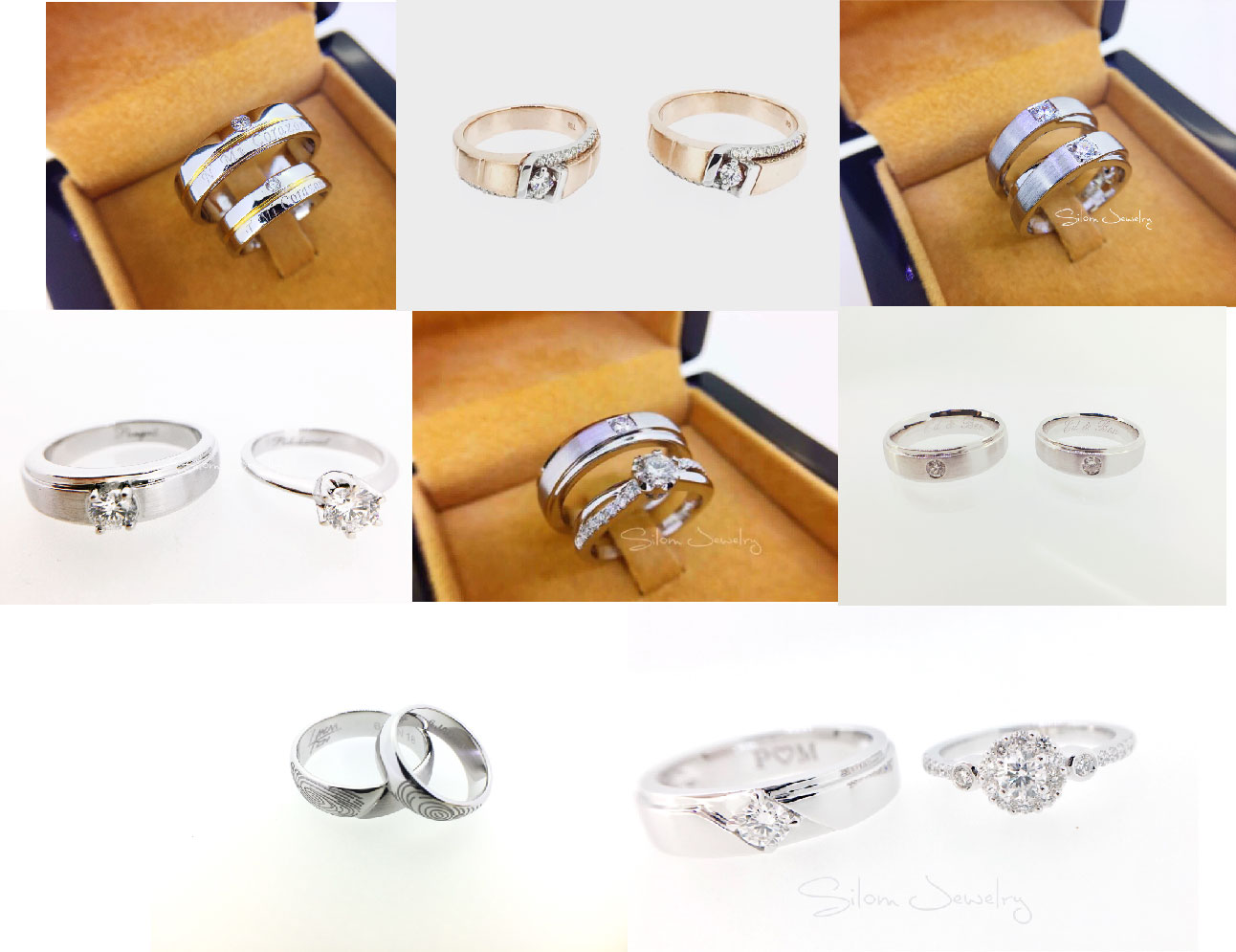รูปภาพ แหวนคู่แหวนแต่งงานแหวนหมั้นแหวนเพชรคู่รักสวยๆของขวัญวันสำคัญ