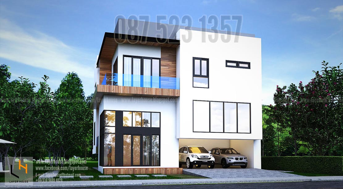 รับเขียนแบบบ้าน ออกแบบบ้านและจำหน่ายแบบบ้านสำเร็จรูป รูปที่ 5