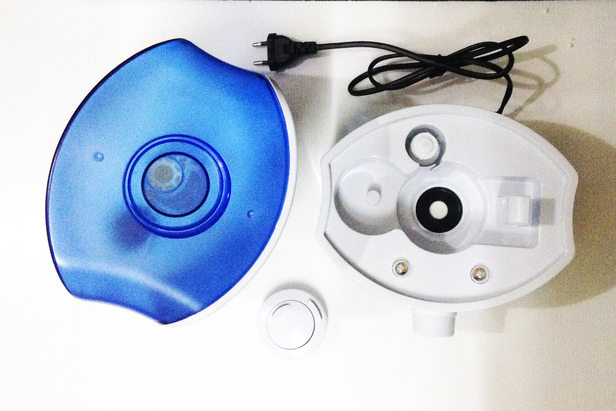 ขายดี!! เครื่องทำละอองน้ำ กระติกทรงเหลี่ยมลายดอกไม้ 3.6L ฝา 2 หัวพ่น & LED รูปที่ 3