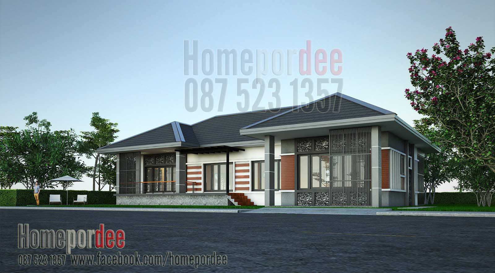 แบบบ้านสำเร็จรูป สไตล์ทรอปิคอลโมเดิร์น  รูปที่ 6