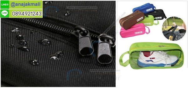 AN23 กระเป๋าใส่รองเท้าแบบพกพา แถมฟรีหัวเสียบกุญแจ รูปที่ 4
