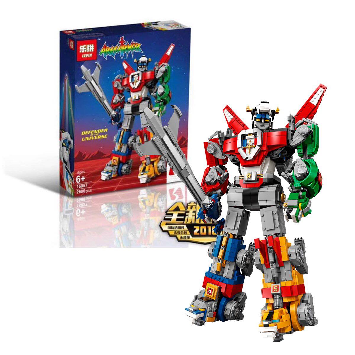 ตัวต่อเลโก้หุ่นยนต์โวลทรอน โกไลออน Brick Voltron Brick Golion รูปที่ 4
