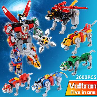 ตัวต่อเลโก้หุ่นยนต์โวลทรอน โกไลออน Brick Voltron Brick Golion รูปที่ 5