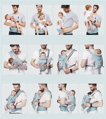 จำหน่าย เป้อุ้มเด็ก แบบ 3in 1  สามารถถอดแยกชิ้นใช้งานได้ 3 แบบ รูปที่ 5