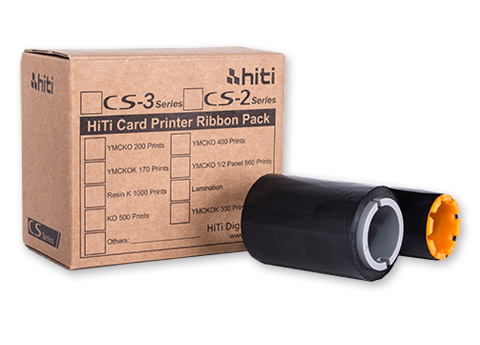 หมึกพิมพ์บัตร Hiti CS-200e รุ่น CS-2 Series Black Resin K รูปที่ 1