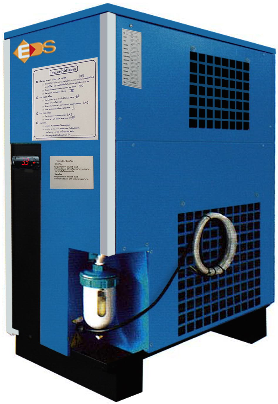 แอร์ไดร์เออร์ เครื่องทำลมแห้ง ดี ไอ ที DIT Air Dryer CDT Series Air cooled Dryer include After Cooler mainline filter รูปที่ 1