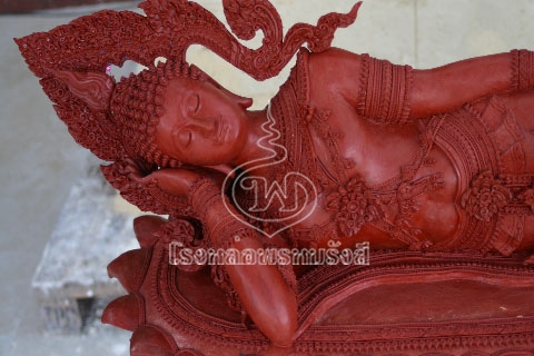 พระพุทธมหาจักรพรรดิ ปางนิพพาน โดย โรงหล่อพรหมรังสี บริษัท พุทธ พรหมรังสี จำกัด รูปที่ 4