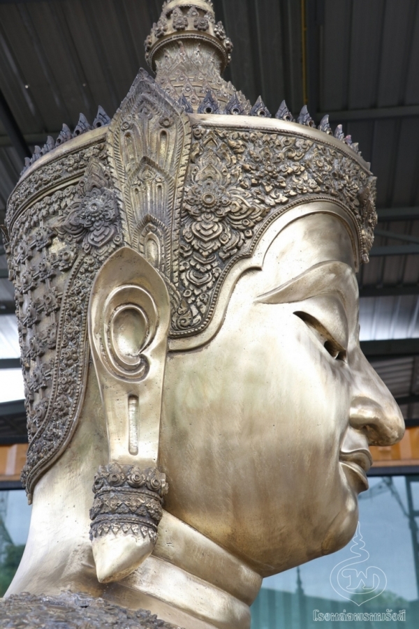 พระพุทธมหาจักรพรรดิ โดย โรงหล่อพรหมรังสี บริษัท พุทธ พรหมรังสี จำกัด รูปที่ 5
