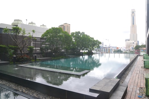 For Rent Ideo Q Phayathai  BTS Phayathai 1 Bedroom 41 sqm-15th plus floor-North-Swimming Pool view รูปที่ 1