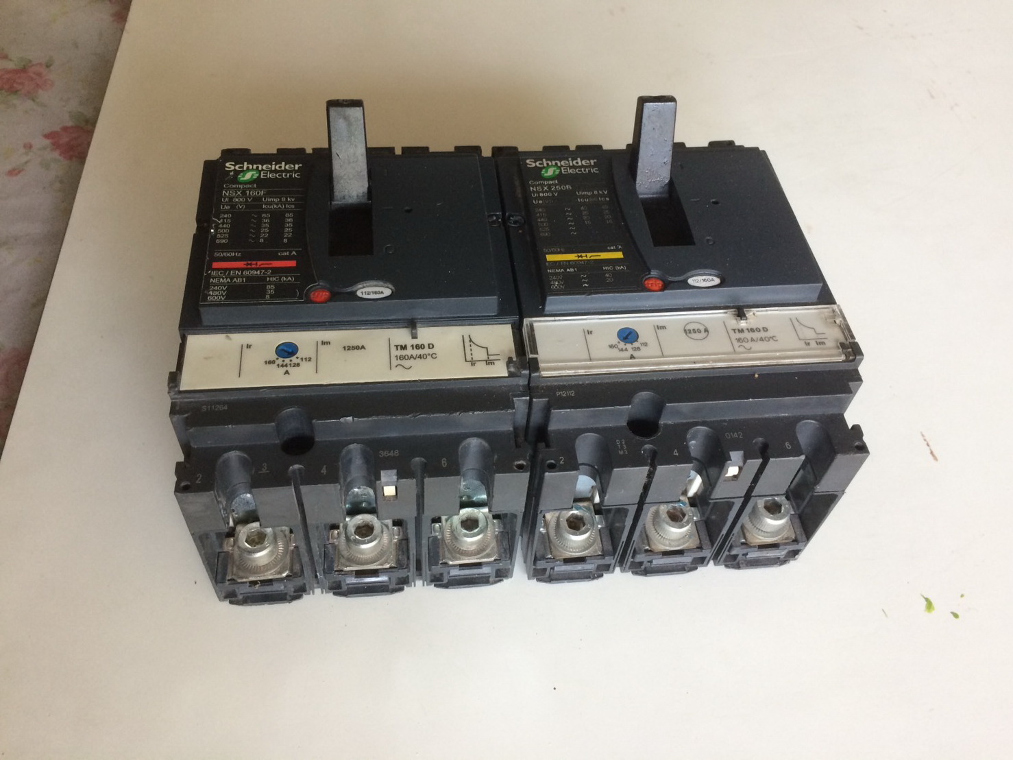 ขาย เมน เบรกเกอร์ Main Breaker ชไนเดอร์ Schneider Electric รุ่น NSX 250์B,160F 160Amp (แอมป์) มือสอง สภาพดี ราคาถูก รูปที่ 3
