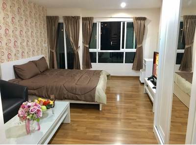 For Rent Condo PG Rama9  วิวสวย มองเห็นต้นไม้ ร่มรื่น เฟอร์นิเจอร์ครบ เครื่องใช้ไฟฟ้า ครบ  รูปที่ 1