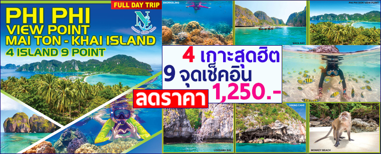 ทัวร์เกาะไม้ท่อน+พีพี+วิวพ้อย+เกาะไข่ ราคาพิเศษ รูปที่ 1