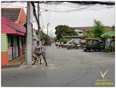 ขายที่ดิน ประชาอุทิศ 69 เป็นซอยทะลุออกสุขสวัสดิ์ 64 ได้ 196 ตร.วา แปลงมุม ติดถนน 2 ด้าน รูปที่ 1