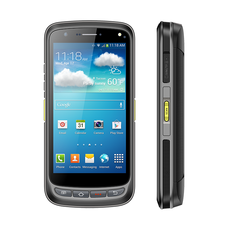 เครื่องอ่าน RFID C72 UHF Chainway C72 เป็นคอมพิวเตอร์พกพาที่แข็งแรงทนทานของ Android มีแบตเตอรี่ที่มีประสิทธิภาพ 8000 mAh การสแกนบาร์โค้ดและความสามารถ UHF RFID ระดับสูง สามารถติดตั้งเสาอากาศแบบโพลาไรซ์ R2000 linearly (1.8dBi) หรือ circularly (4.0dBi) การที่สามารถอ่านแท็กจำนวนมากจากระยะทางไกลช่วยให้องค์กรต่างๆสามารถใช้งานเครื่องเดียวนี้ได้ในหลายพื้นที่โดยมีประสิทธิภาพเพิ่มขึ้นโดยเฉพาะอย่างยิ่งในด้านการจัดการสินทรัพย์การค้าปลีกการจัดเก็บการจัดการกองเรือ ฯลฯ บาร์โค้ด RFID barcode รูปที่ 3