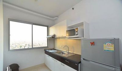 For Rent Supalai Park Asok-Ratchada  เฟอร์นิเจอร์ครบ build in รูปที่ 1