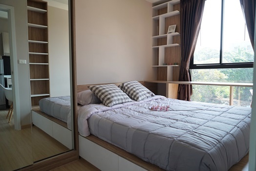 Condo next to BTS On nut for rent THE TREE On nut Station  1 bedroom, 27 sqm, 4th floor รูปที่ 1