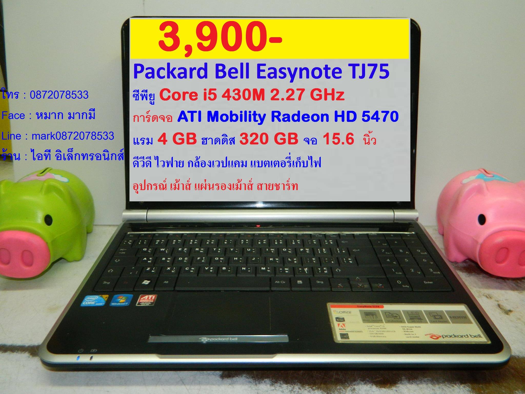 Packard Bell Easynote TJ75 รูปที่ 1