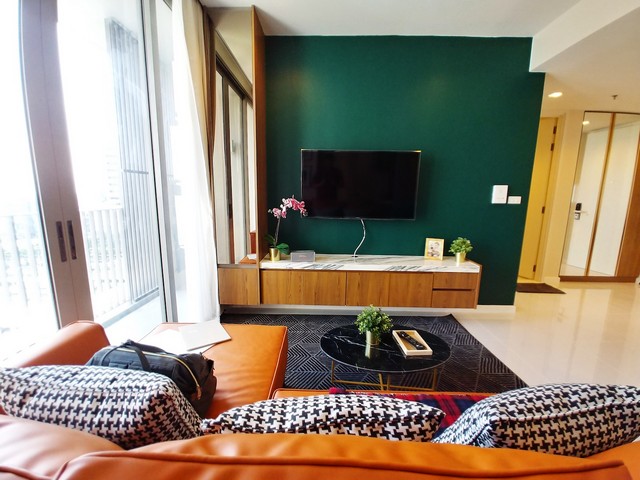 PCS-61-029  For Rent Condo NARA 9, 9th floor, beautiful decoration 66 square meters 2 bedrooms, 2 bathrooms Fully furnished รูปที่ 1