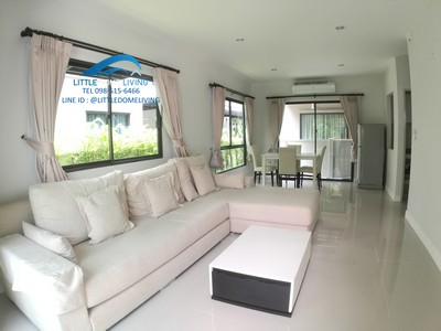 For Rent บ้านเดี่ยว 2 ชั้น เลียบทางด่วนมอเตอร์เวย์ พร้อมเฟอร์นิเจอร์ บ้านกลางเมือง รูปที่ 1