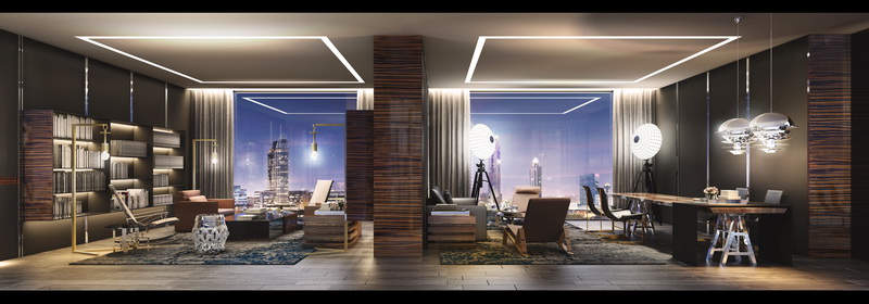 Room for Rent at Ashton Asoke.FL27,1bedroom,Fully decorated,Near MRT Sukhumvit รูปที่ 1