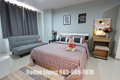 ให้เช่าเดอะ พาร์คแลนด์ บางนา ห้องสตูดิโอ 37ตรม ตกแต่งใหม่ /The Parkland Bangna Condo for Rent. รูปที่ 1