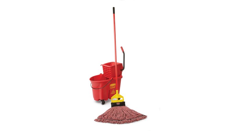 MAXIMIZER™ LARGE MICROFIBER WET MOP, UNIVERSAL HEADBAND, RED รูปที่ 1