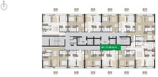 For  Sale Down Payment at Noble Recole (sukumvit 19) {BTS Asoke ,MRT Sukumvit} รูปที่ 1