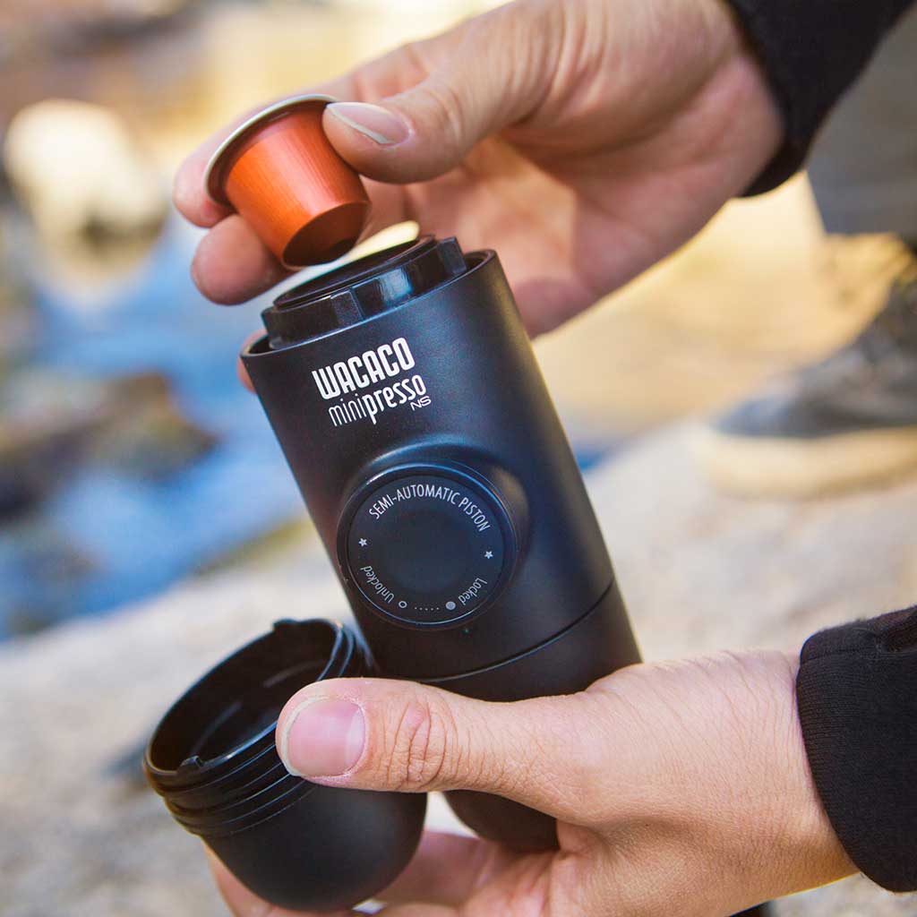 Free delivery!! เครื่องชงกาแฟแบบพกพา WACACO Minipresso NS รูปที่ 6