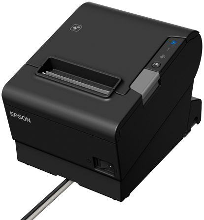 T88VI Epson Thermal POS Receipt Printer Interface USB+ETHERNET + BUZZ W/PS-180 พิมพ์เร็ว 350 มิลล ต่อวินาที ปริ้นเตอร์จะมีเสียงเตือนเวลาพิมพ์บิลเสร็จแต่ละใบ รูปที่ 5