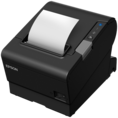 T88VI Epson Thermal POS Receipt Printer Interface USB+ETHERNET + BUZZ W/PS-180 พิมพ์เร็ว 350 มิลล ต่อวินาที ปริ้นเตอร์จะมีเสียงเตือนเวลาพิมพ์บิลเสร็จแต่ละใบ