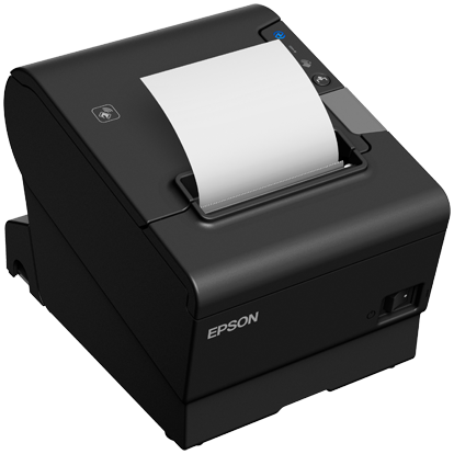 T88VI Epson Thermal POS Receipt Printer Interface USB+ETHERNET + BUZZ W/PS-180 พิมพ์เร็ว 350 มิลล ต่อวินาที ปริ้นเตอร์จะมีเสียงเตือนเวลาพิมพ์บิลเสร็จแต่ละใบ รูปที่ 3