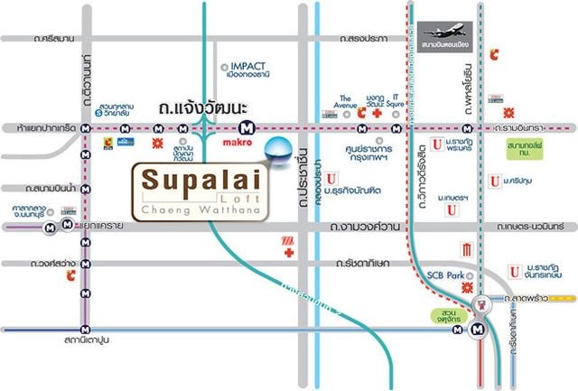 ขายคอนโดศุภาลัย ลอฟท์ แจ้งวัฒนะ SUPALAI LOFT CHAENG WATTHANA รูปที่ 1