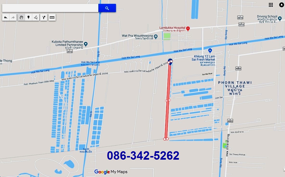 0431 ขายที่ดิน 46 ไร่ ใกล้ถ.ลำลูกกา (คลอง 11) อ.ลำลูกกา ปทุมธานี รูปที่ 5