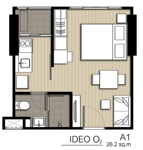 ขาย Ideo O2 ติดBts บางนา 26.35ตร.ม.ชั้น15เพียง 2.52ลบ. !ด่วนราคาดีสุด ก่อนปรับขึ้น รูปที่ 1