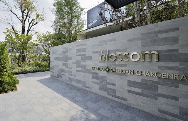 โครงการ บลอสซั่ม Blossom คอนโด สาทร เจริญราษฎร์ 1 นอน 1 น้ำ 30 ตร.ม. เปิดห้องให้เช่าใหม่ รูปที่ 1