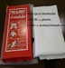 รูปย่อ ผ้าห่มกันไฟ ผ้าห่มดับไฟ FIRE BLANKET รูปที่1