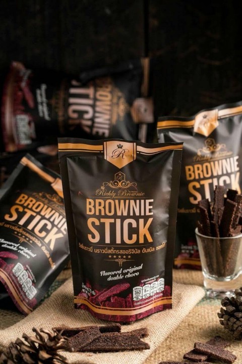 Brownie Stick บราวนี่อบกรอบ แบบแท่ง รสช้อกโกแลต ผลิตด้วยวัตถุดิบ พรีเมี่ยม รูปที่ 5