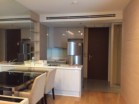 Condo For Rent The Address Asoke next to MRT Petchaburi -1bed-45 Sqm.-10th plus floor-East wing รูปที่ 1